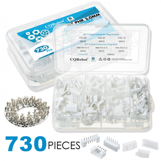 JST PH - 5 / 6 / 7 Pin Connector Kit JST PH - 5 / 6 / 7 Pin Connector Kit