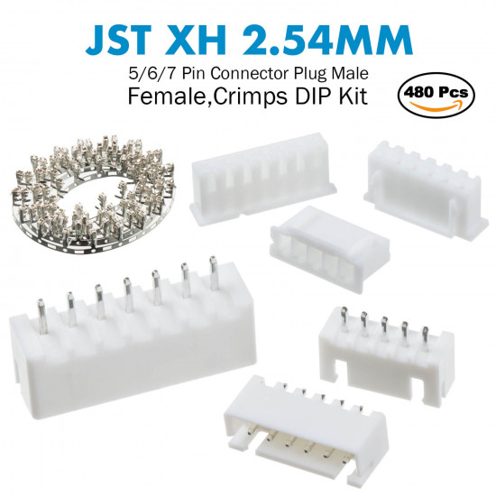 JST XH - 5 / 6 / 7 Pin Connector Kit JST XH - 5 / 6 / 7 Pin Connector Kit