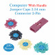 Standard Computer RGB Jumper Caps with Handle Pin Shunt Short Circuit 2-Pin Connector 2.54mm Kit Standard Computer RGB Jumper Caps with Handle Pin Shunt Short Circuit 2-Pin Connector 2.54mm Kit