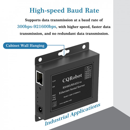 RS485/RS422 to Ethernet Serial Server RS485/RS422 to Ethernet Serial Server