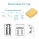 Standard Computer Jumper Caps Header Pin Shunt Short Circuit 2-Pin Connector Close Top 2.54mm-Yellow