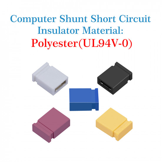 Standard Computer RGB Jumper Caps Header Pin Shunt Short Circuit 2-Pin Connector Close Top 2.54mm Kit Standard Computer RGB Jumper Caps Header Pin Shunt Short Circuit 2-Pin Connector Close Top 2.54mm Kit