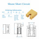 Computer Jumper Caps Header Pin Shunt Short Circuit 2-Pin Connector Open Top 2.54mm-Yellow