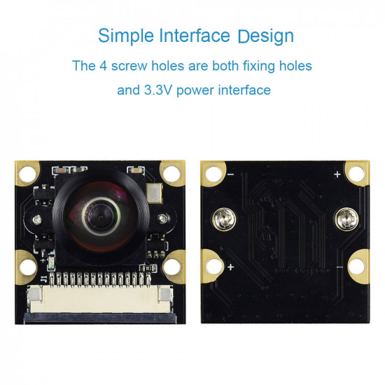 Raspberry Pi Camera (CQR-M), Fisheye Lens Raspberry Pi Camera (CQR-M), Fisheye Lens