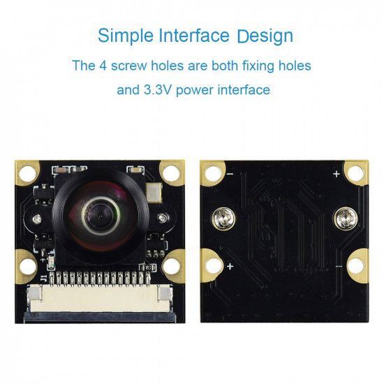 Raspberry Pi Camera (CQR-M), Fisheye Lens