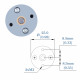  4.4:1 HP Metal DC Geared-Down Motor 25Dx47.8L mm 6W/6V, with Fix Bracket.