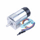 Ocean: 810:1 Metal DC Geared-Down Motor 37Dx65L mm 6V or 12V, with 64 CPR Encoder and Mounting Bracket.