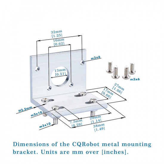 Ocean: 450:1 Metal DC Geared-Down Motor 37Dx65L mm 24V, with 64 CPR Encoder and Mounting Bracket. 