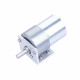  210:1 Metal DC Geared-Down Motor 37Dx49.8L mm 24V, with Mounting Bracket. 