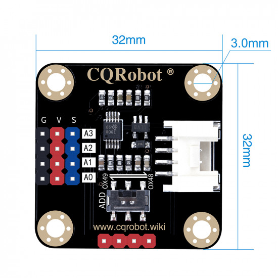 Raspberry Pi ADS1115 16-Bit ADC Module for Raspberry Pi and Arduino. Raspberry Pi ADS1115 16-Bit ADC Module for Raspberry Pi and Arduino.