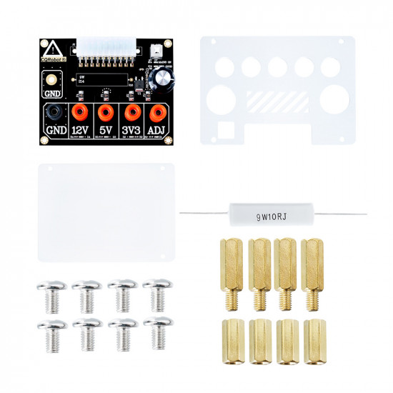 ATX Power Supply Breakout Board Acrylic Case Kit ATX Power Supply Breakout Board Acrylic Case Kit