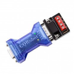 Passive RS232 to RS485 Serial Port Converter Adapter with LED Status Indicator