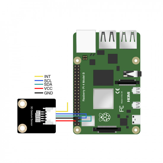 3D Gesture Sensor for Raspberry Pi, Arduino and STM32. 3D Gesture Sensor for Raspberry Pi, Arduino and STM32.