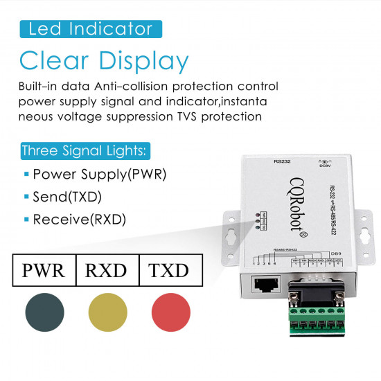 Active RS232 to RS422/RS485 Serial Converter Bidirectional Converter Adapter. Active RS232 to RS422/RS485 Serial Converter Bidirectional Converter Adapter.