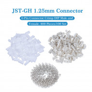 JST GH 1.25mm Pitch 6 Pin JST Connector Kit