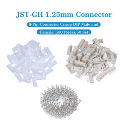 JST GH 1.25mm Pitch 8 Pin JST Connector Kit