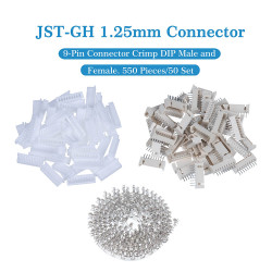 JST GH 1.25mm Pitch 9 Pin JST Connector Kit