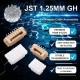 JST GH 1.25 mm 3-Pin Connector (80 Sets/400 Pieces) JST GH 1.25 mm 3-Pin Connector (80 Sets/400 Pieces)