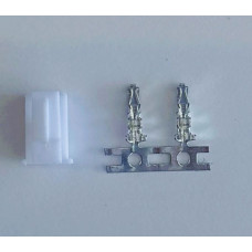 JST HY 2.0 mm 2-Pin Female Sockets Housing and T-Shaped Crimp Terminal Kit