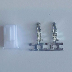 JST HY 2.0 mm 2-Pin Female Sockets Housing and T-Shaped Crimp Terminal Kit