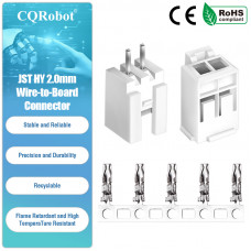 JST HY 2.0 mm 2-Pin Connector (50 Sets/200 Pieces)