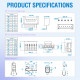 JST HY 2.0 mm 6-Pin Connector (30 Sets/240 Pieces) JST HY 2.0 mm 6-Pin Connector (30 Sets/240 Pieces)