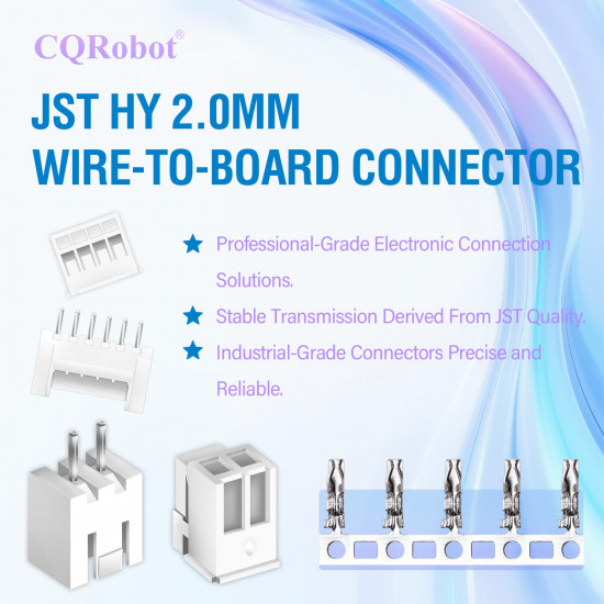 JST HY 2.0 mm 6-Pin Connector (30 Sets/240 Pieces) JST HY 2.0 mm 6-Pin Connector (30 Sets/240 Pieces)