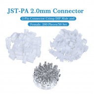JST PA 2.0 mm 2-Pin Connector Kit