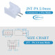 JST PA 2.0 mm 2-Pin Connector Kit JST PA 2.0 mm 2-Pin Connector Kit