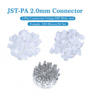 JST PA 2.0 mm 3-Pin Connector Kit