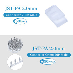 JST PA 2.0 mm 7-Pin Connector Kit