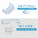 JST PA 2.0 mm 7-Pin Connector Kit