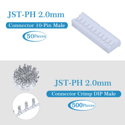 JST PH 2.0 mm 10-Pin Connector Kit