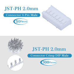 JST PH 2.0 mm 6-Pin Connector Kit