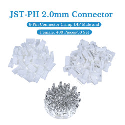 JST PH 2.0 mm 6-Pin Connector Kit