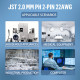 JST 2.0 mm PH 2-Pin Connector Cable Kit JST 2.0 mm PH 2-Pin Connector Cable Kit