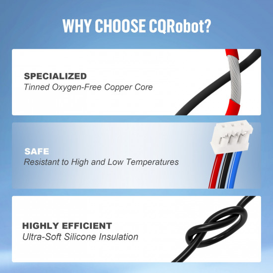 JST 2.0 mm PH 3-Pin Connector Cable (20 Sets/60 Pieces)
