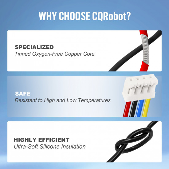 JST 2.0 mm PH 4-Pin Connector Cable (15 Sets/45 Pieces)