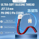 JST 2.0 mm PH SMD 2-Pin Connector Cable (25 Sets/75 Pieces)