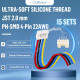 JST 2.0 mm PH SMD 4-Pin Connector Cable (15 Sets/45 Pieces)