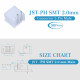 JST PH SMT 2.0 mm 2-Pin Connector Kit JST PH SMT 2.0 mm 2-Pin Connector Kit