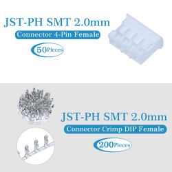 JST PH SMT 2.0 mm 4-Pin Connector Kit