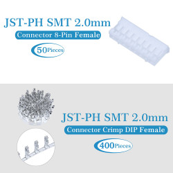 JST PH SMT 2.0 mm 8-Pin Connector Kit