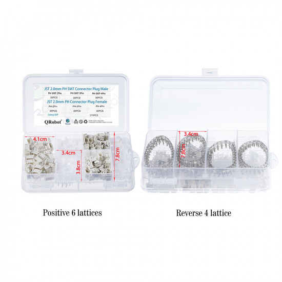 JST PH SMT - 2 / 3 / 4 Pin Connector Kit JST PH SMT - 2 / 3 / 4 Pin Connector Kit