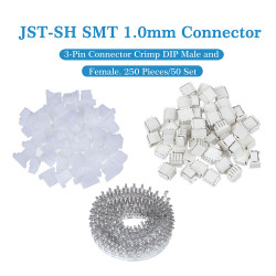 JST SH SMT 1.0mm Pitch 3 Pin JST Connector Kit