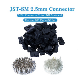 JST SM 2.5 mm 5-Pin Connector Kit