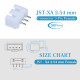 JST XA 2.54 mm 3-Pin Connector Kit JST XA 2.54 mm 3-Pin Connector Kit