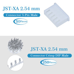 JST XA 2.54 mm 5-Pin Connector Kit