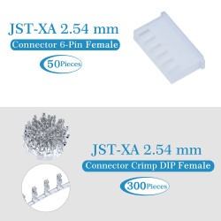 JST XA 2.54 mm 6-Pin Connector Kit