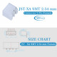 JST XA SMT 2.54 mm 2-Pin Connector Kit JST XA SMT 2.54 mm 2-Pin Connector Kit